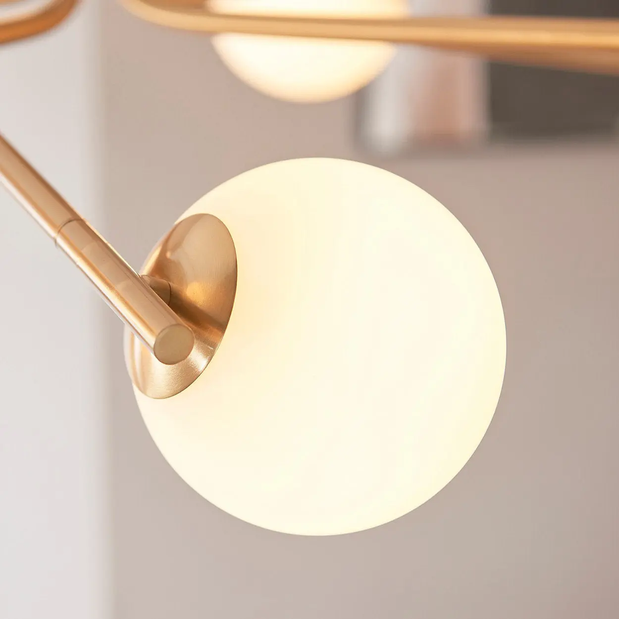 Aarion Ceiling Light Brushed Aged Brass - Image 3