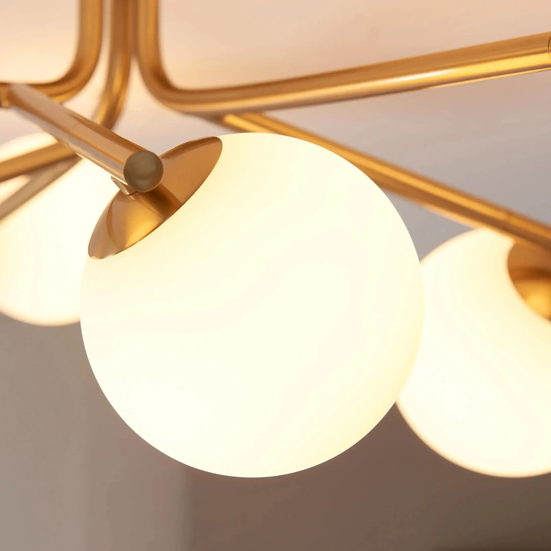 Aarion Ceiling Light Brushed Aged Brass - Image 4