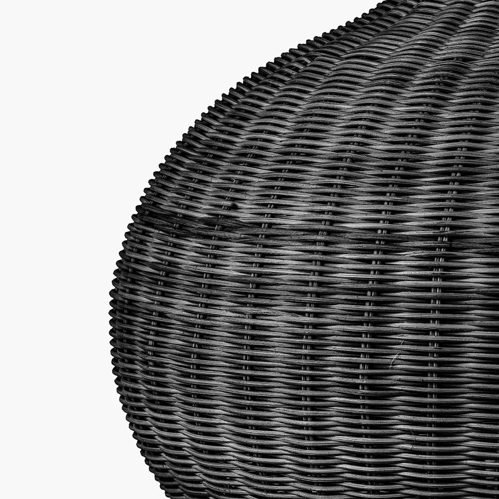 Allona Rattan Pendant Light - Black - Image 7
