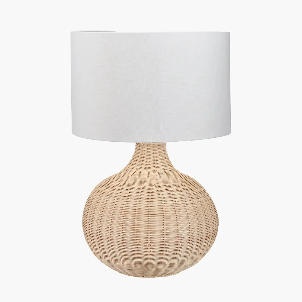 Allona Rattan Table Lamp - Natural - Image 3