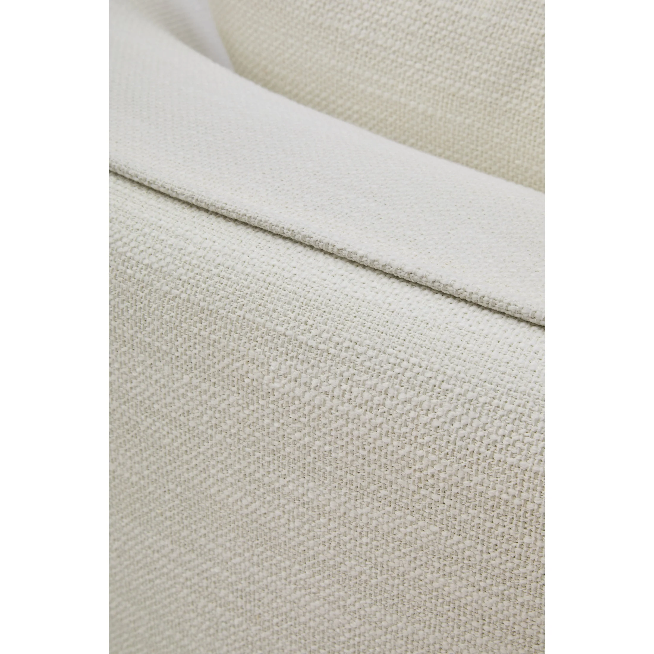 Alvani Cream Linen Effect Curved Chair - Image 5