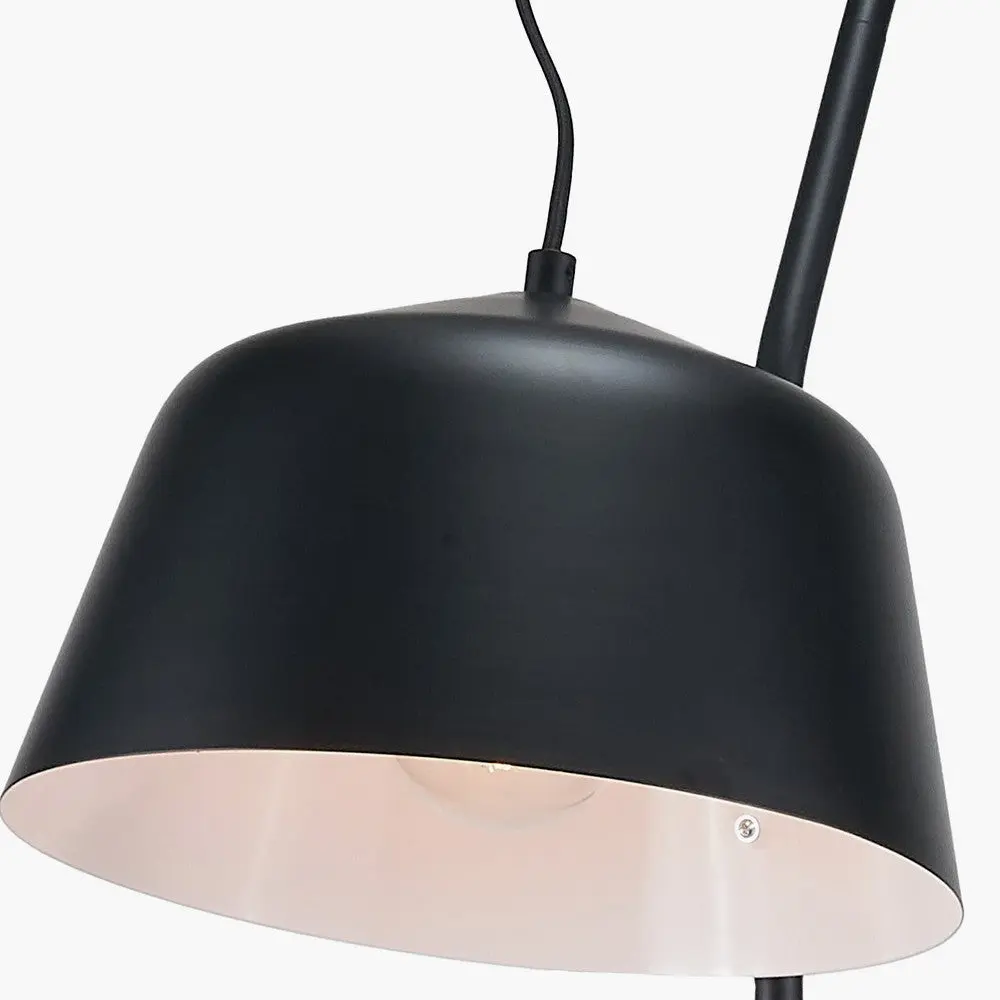 Amalie Black Metal Retro Task Floor Lamp - Image 8