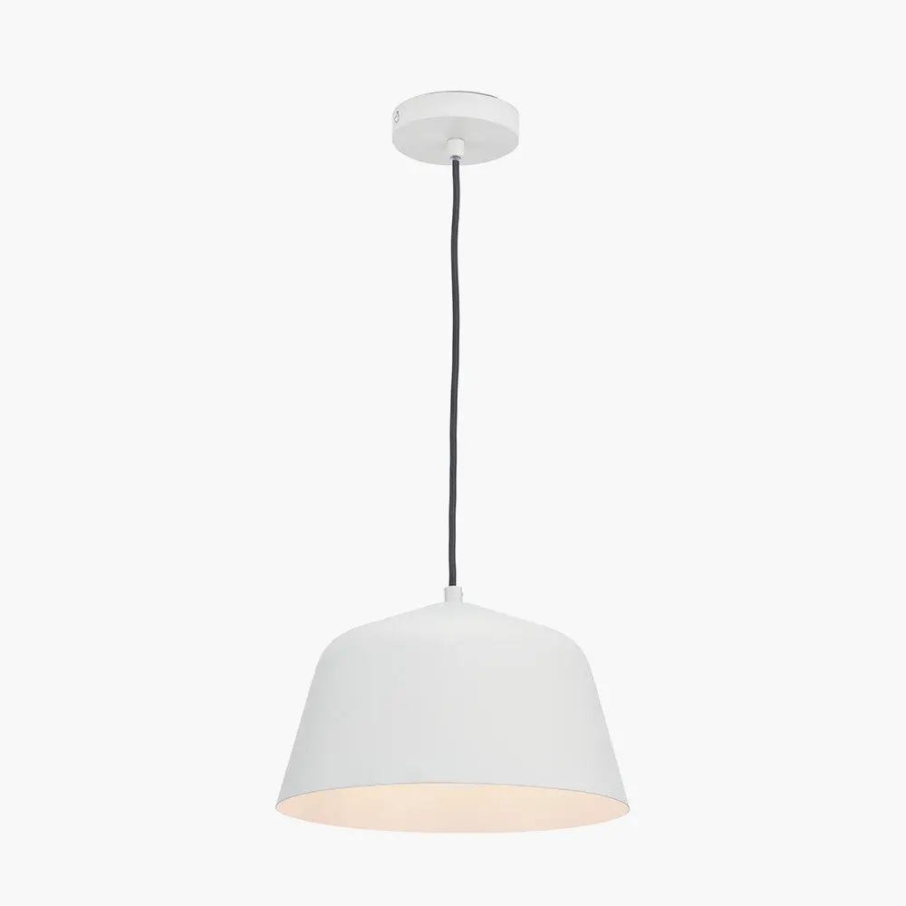 Amalie Grey Metal Retro Pendant - Image 2