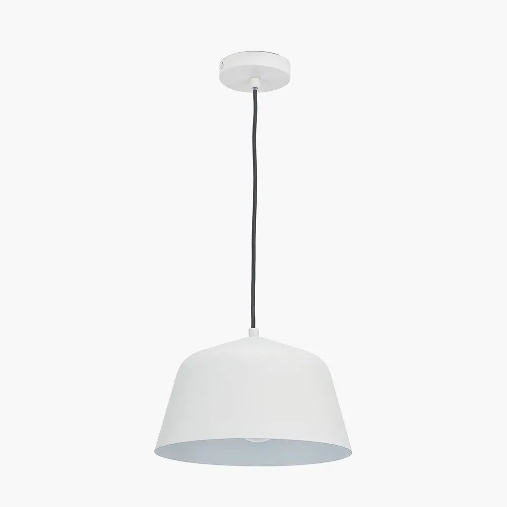 Amalie Grey Metal Retro Pendant - Image 4