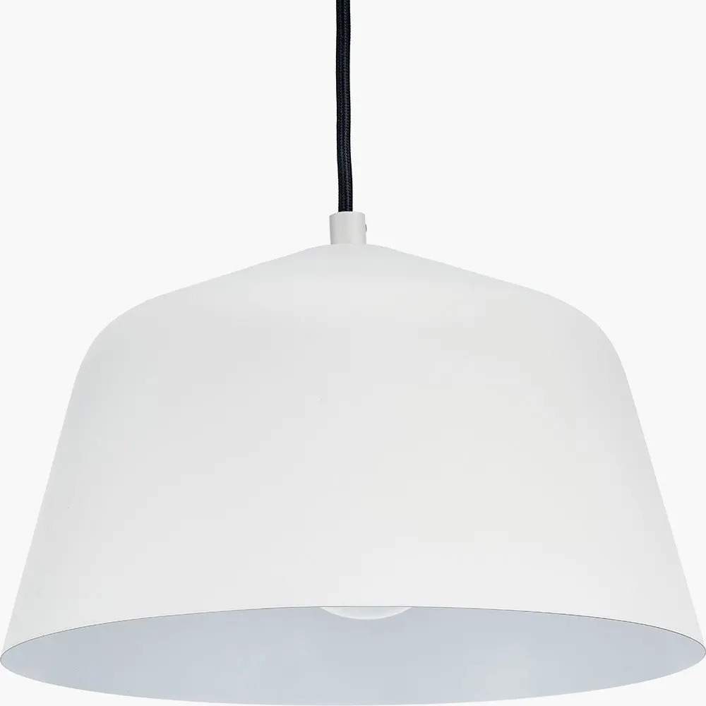 Amalie Grey Metal Retro Pendant - Image 5