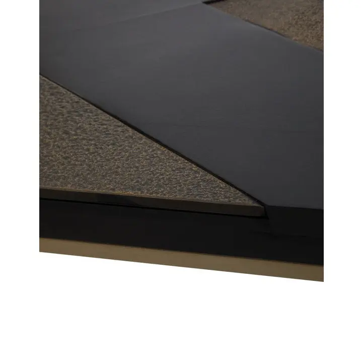 Arissa Black and Gold Coffee Table - Image 2