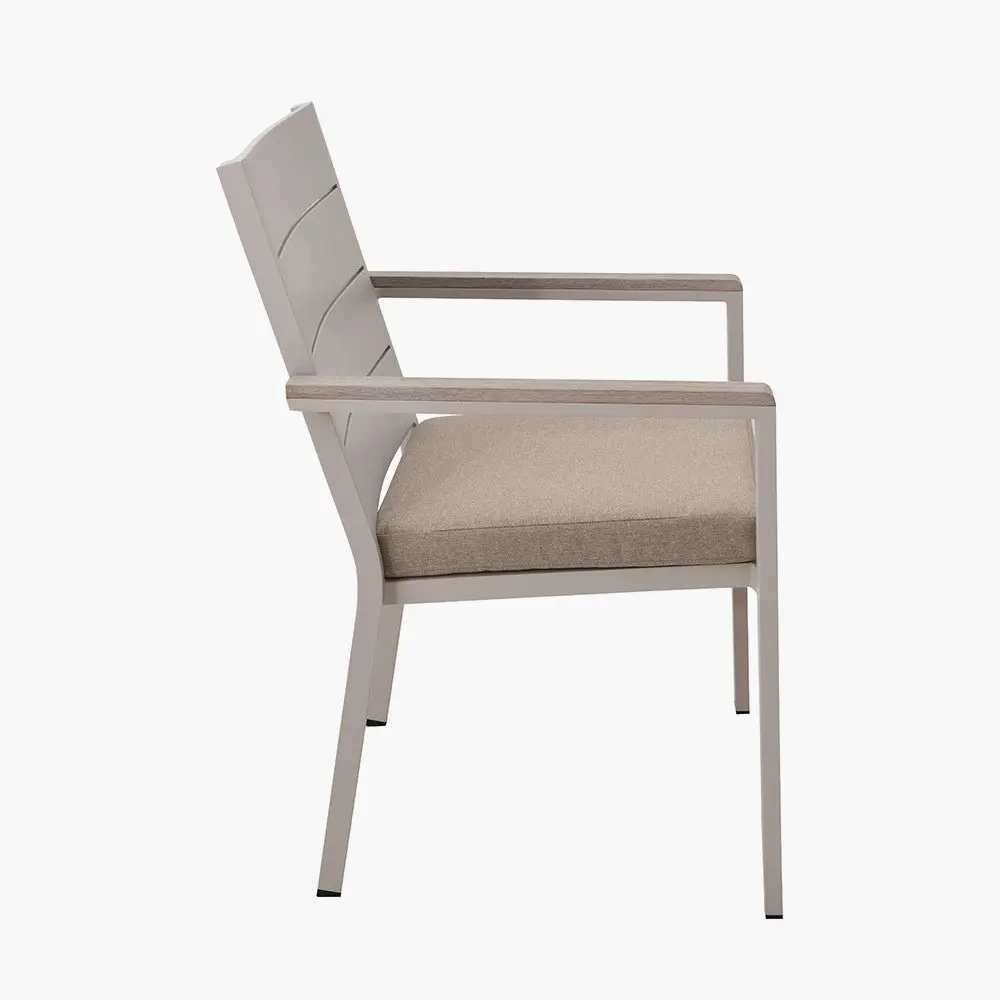 Aruba Outdoor 4 Seater Dining Set in Ash - Pacific Lifestyle - Image 6