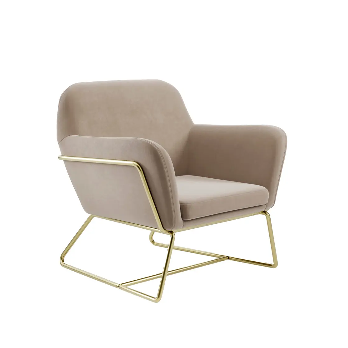 Ashford & Grey Charles Beige Chair - Image 3
