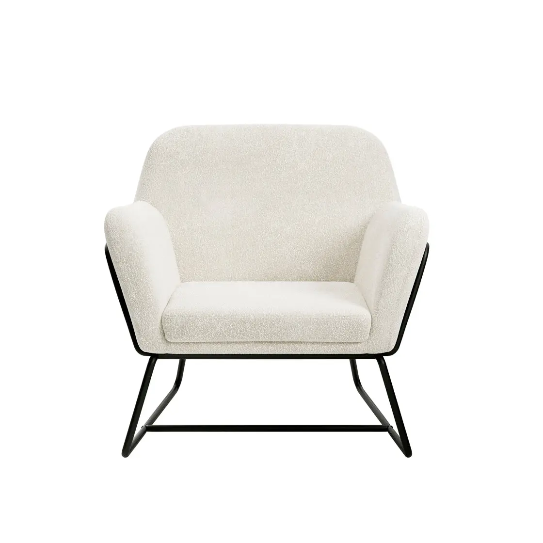 Ashford & Grey Charles Ivory Boucle Chair - Image 2