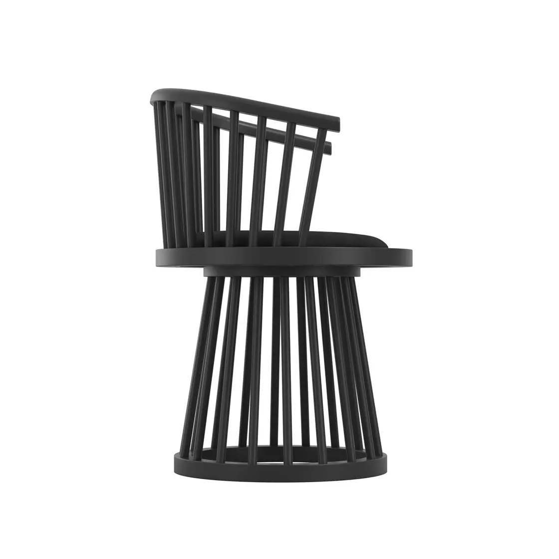 Ashford & Grey Lina Black Dining Chair - Image 4