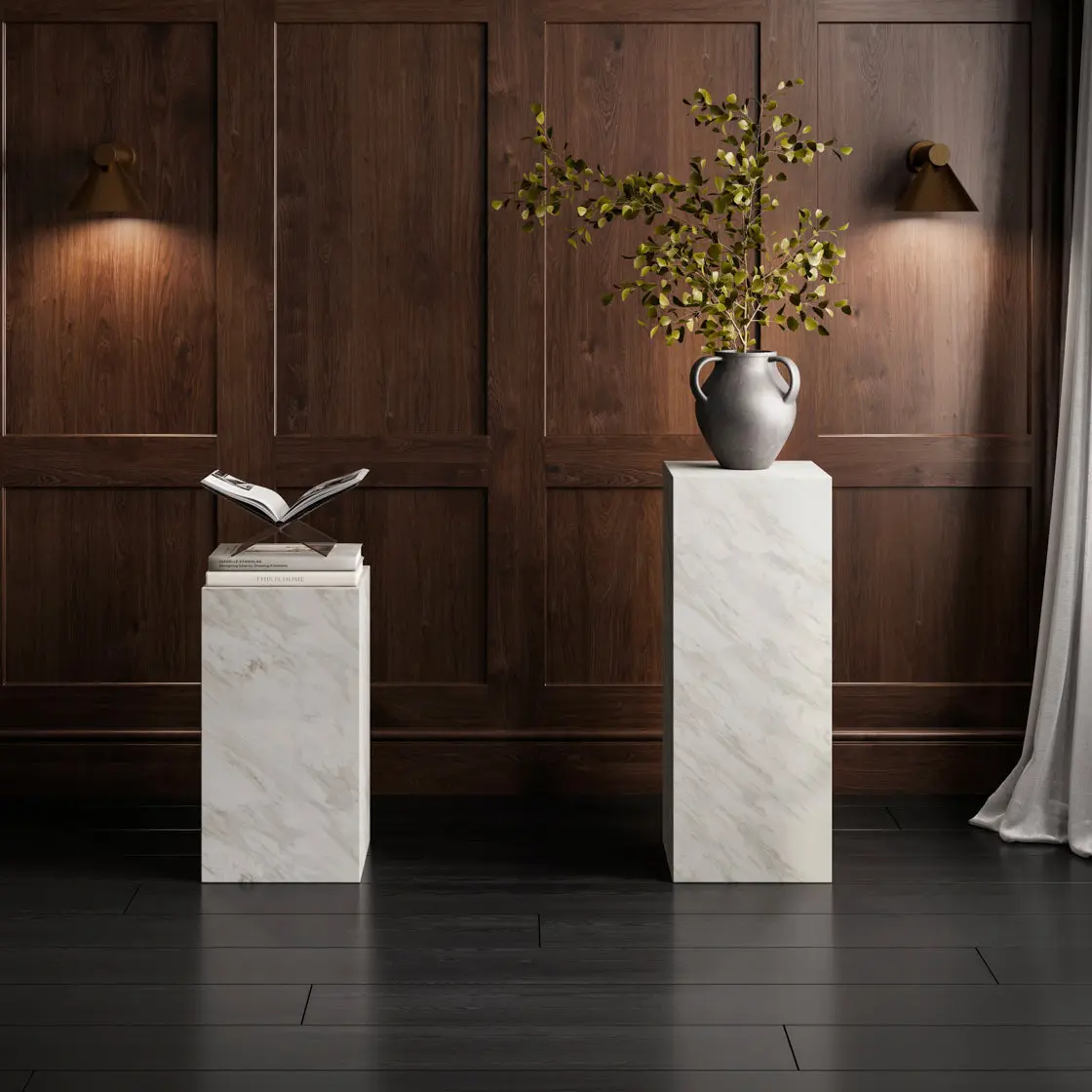 Ashford & Grey Sur Pandora Marble Small Pedestal - Image 2