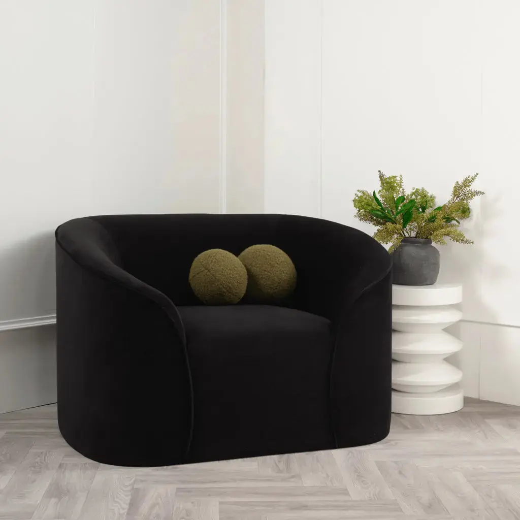 Ashford & Grey Zuma Black Chair - Image 2