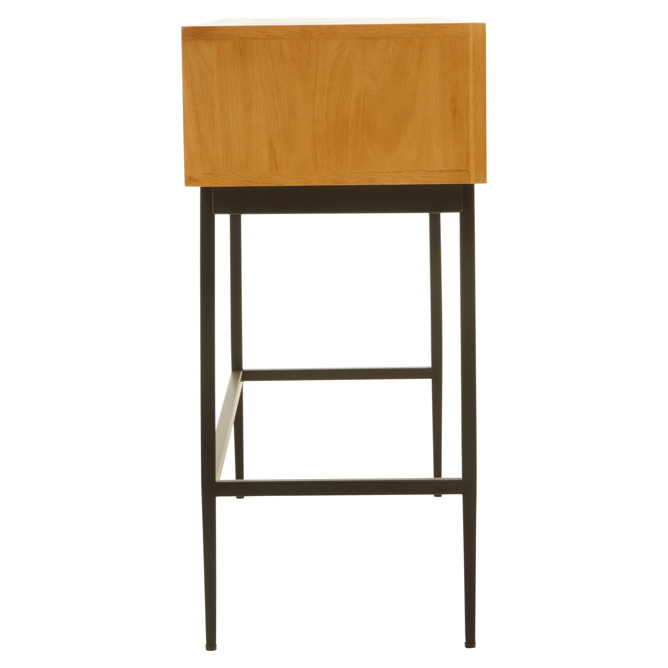 Azara Natural Finish Console Table with 2 Drawers - Image 5
