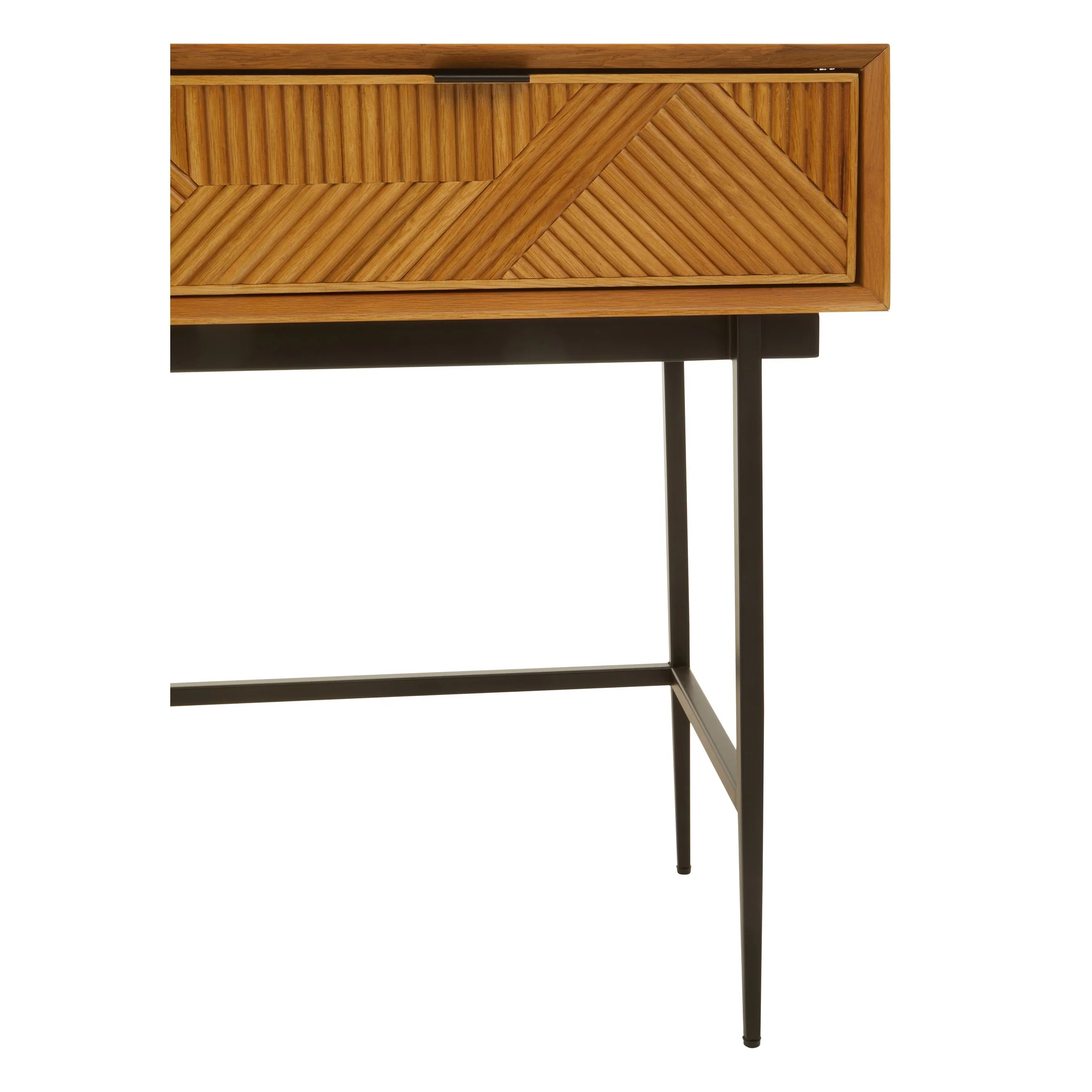 Azara Natural Finish Console Table with 2 Drawers - Image 8