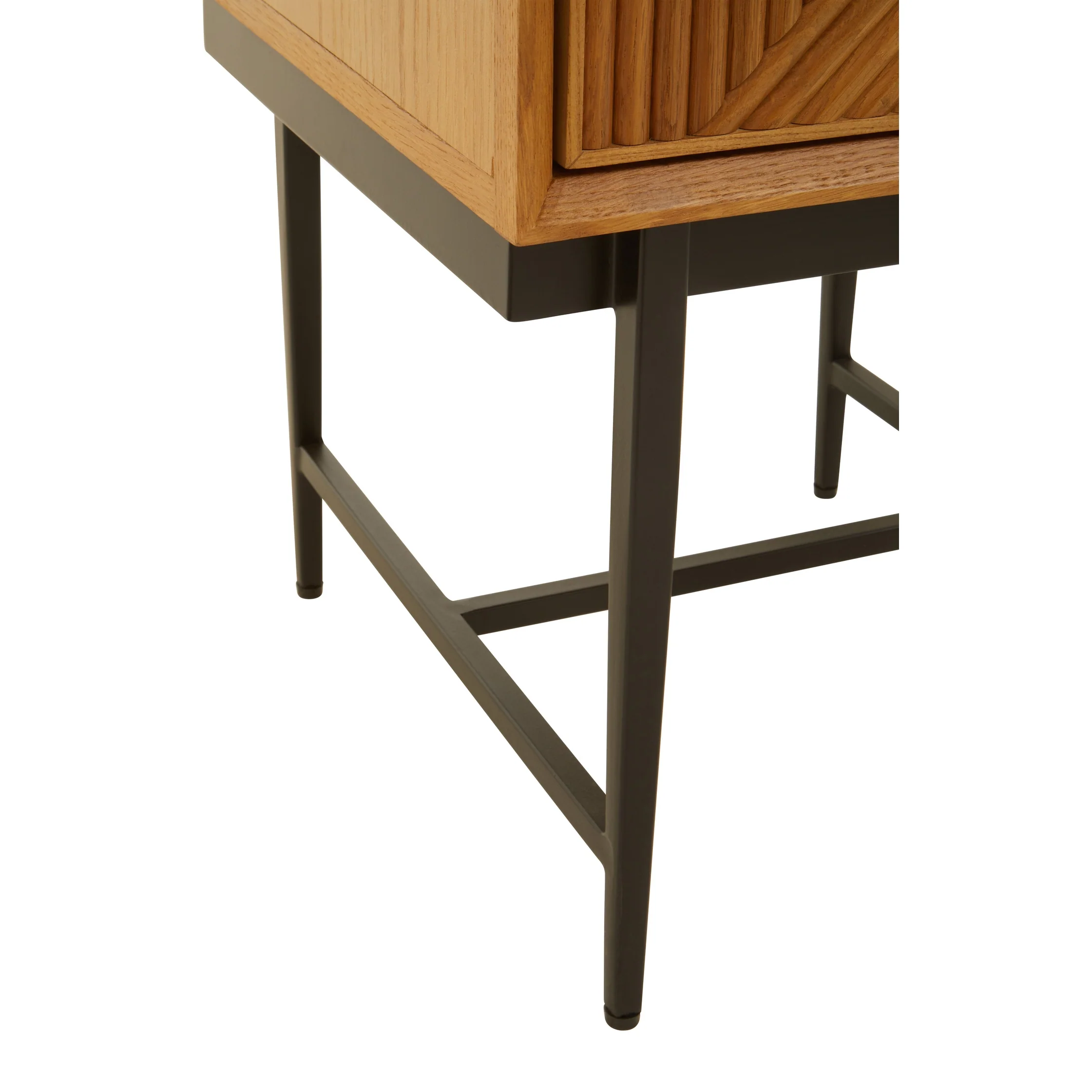 Azara Natural Finish Side Table with 1 Drawer - Image 10