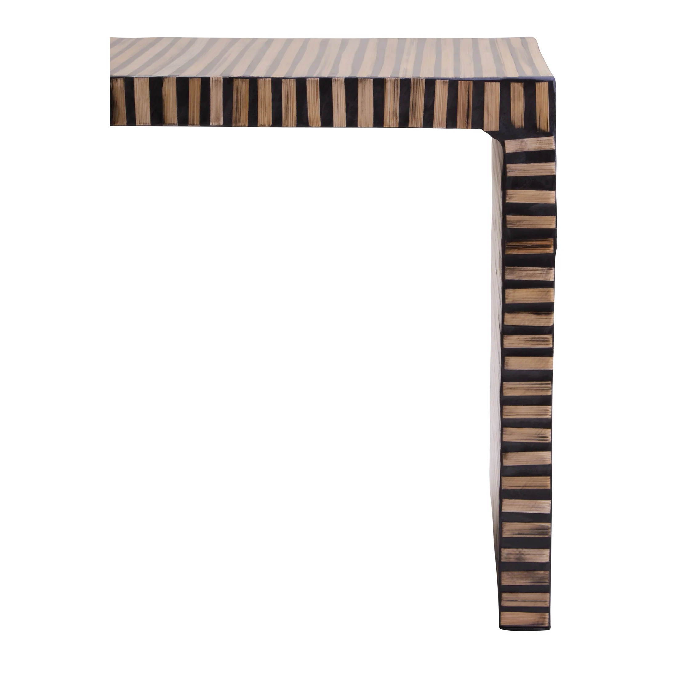 Bambrae Bamboo Inlay Side Table - Image 6