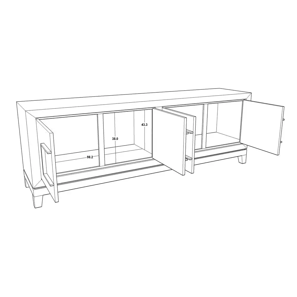 Berkeley Designs Lucca Media Unit - Image 3