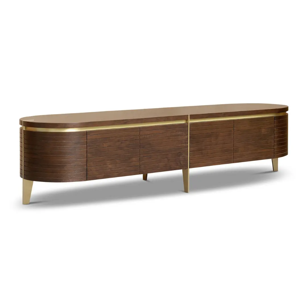 Berkeley Designs Malibu 2 Drawer Media Unit – Walnut