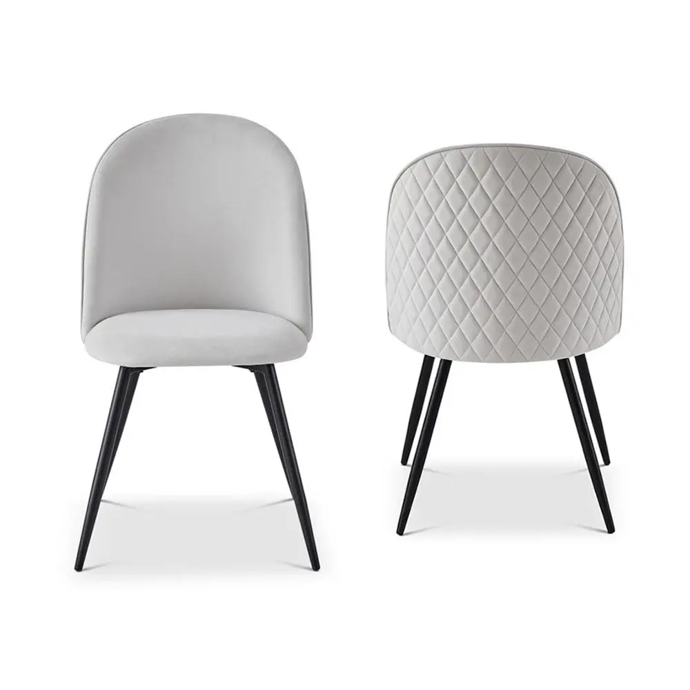 Berkeley Designs Soho Dining Chair – Light Grey (Set of 2) - Image 4