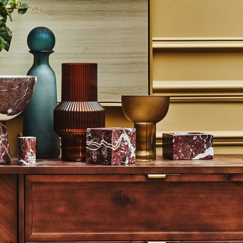Brando Acacia Wood Effect Sideboard with Herringbone Pattern - Image 45