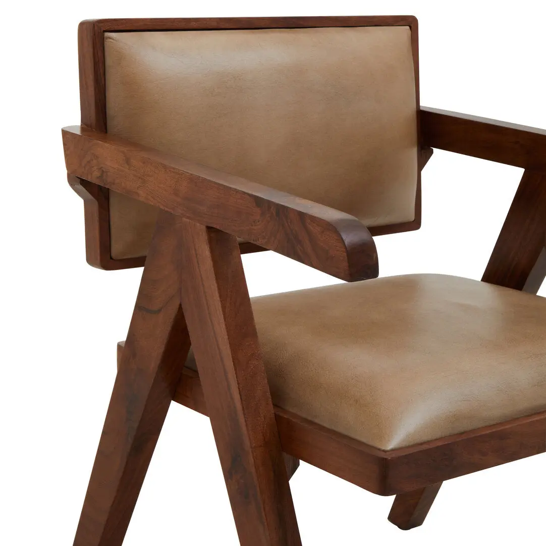 Bronson Natural Leather Armchair - Image 20