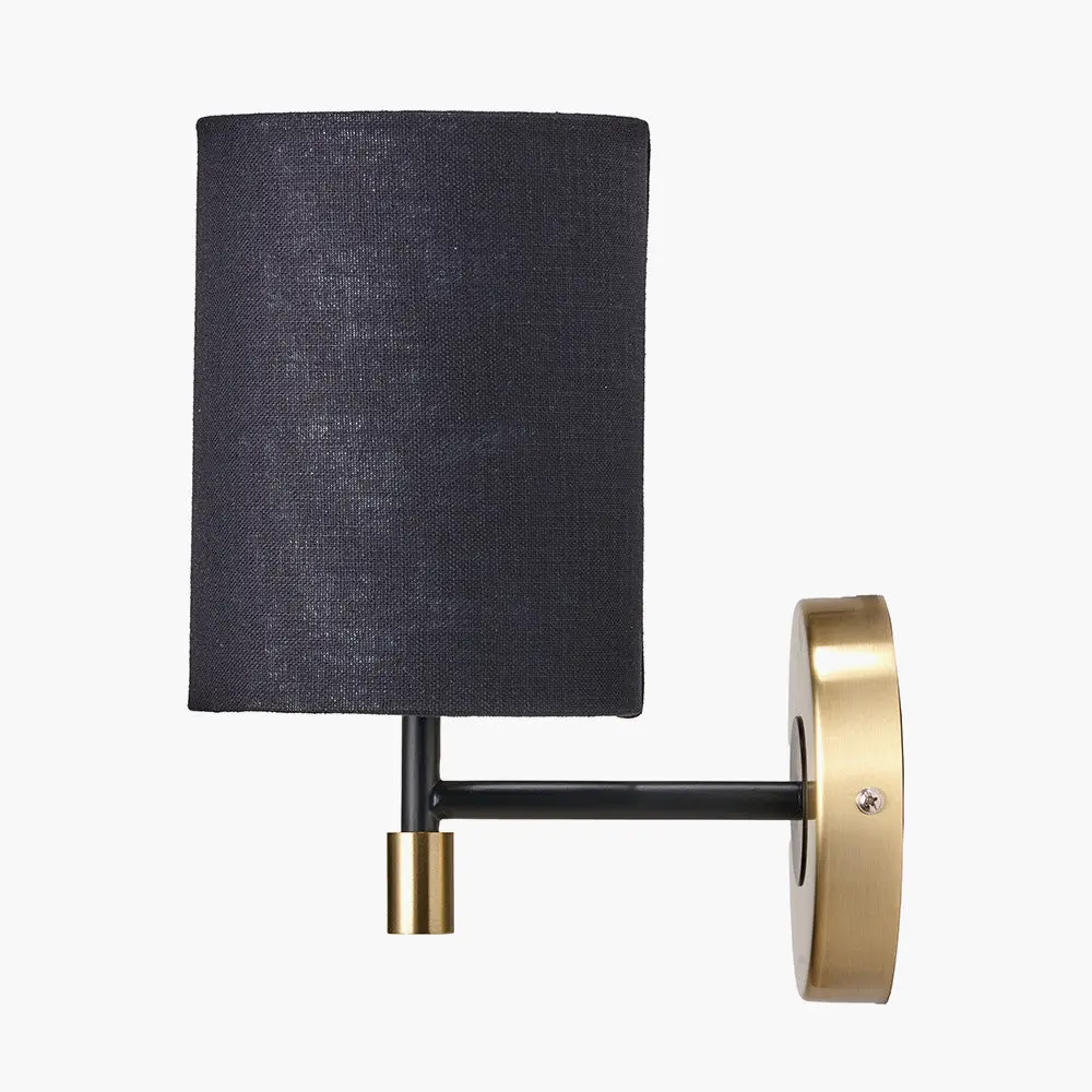 Bryce Black and Gold Metal Wall Light - Image 3