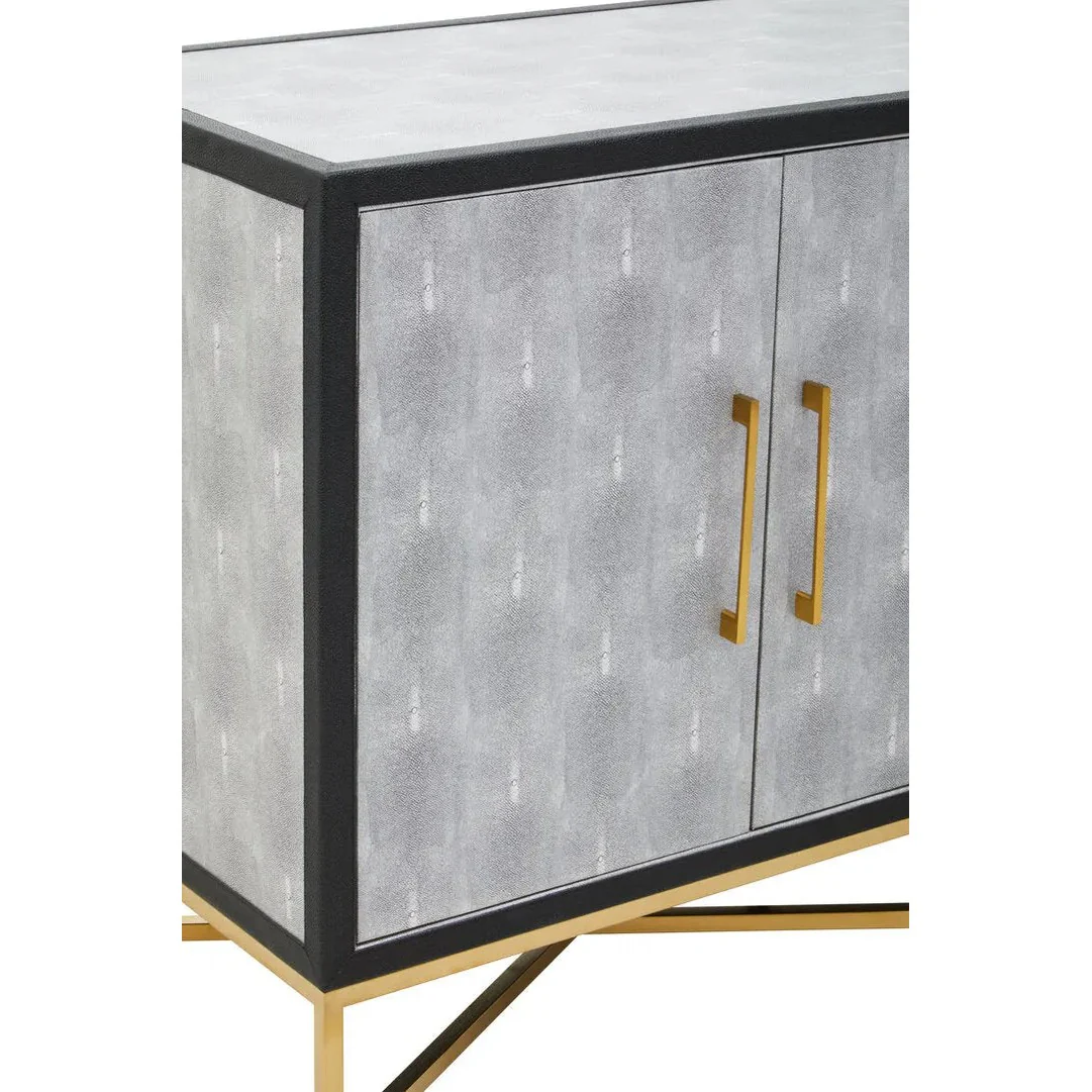 Caviz Grey Shagreen Sideboard - Image 9