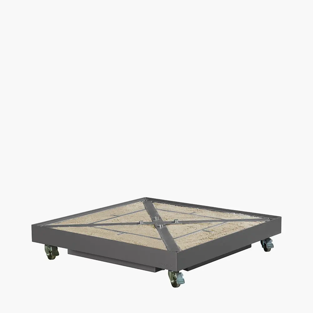Ceramica Grey 90KG Wheeled Parasol Base - Pacific Lifestyle - Image 2