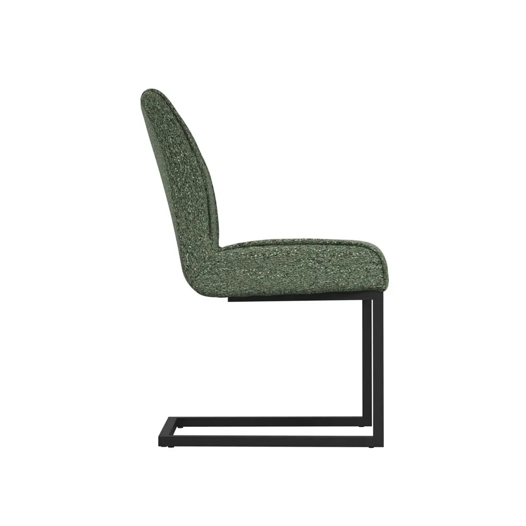 Ashford & Grey Cleaver Desert Sage and Black Set of 2 Dining Chairs - Image 3