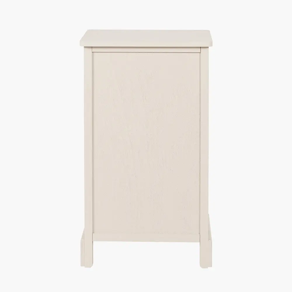 Croft 3 Drawer Chest – Linen Finish Solid Pine Storage Unit - Image 6