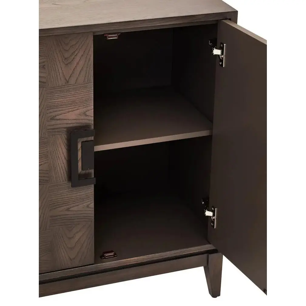 Damira 4 Door Antique Grey Sideboard – Vintage-Style Storage Cabinet - Image 9