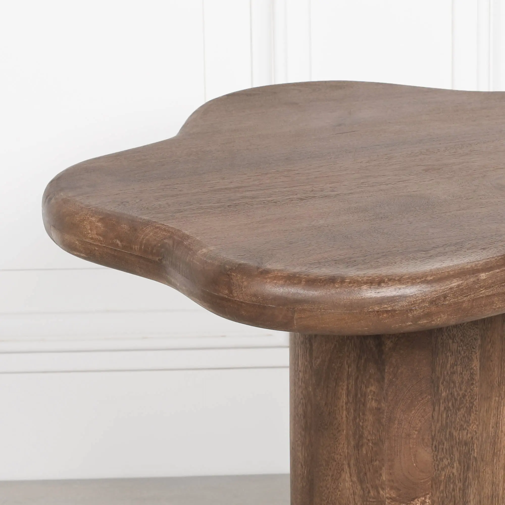 Dark Wooden Puddle Side Table - Image 11