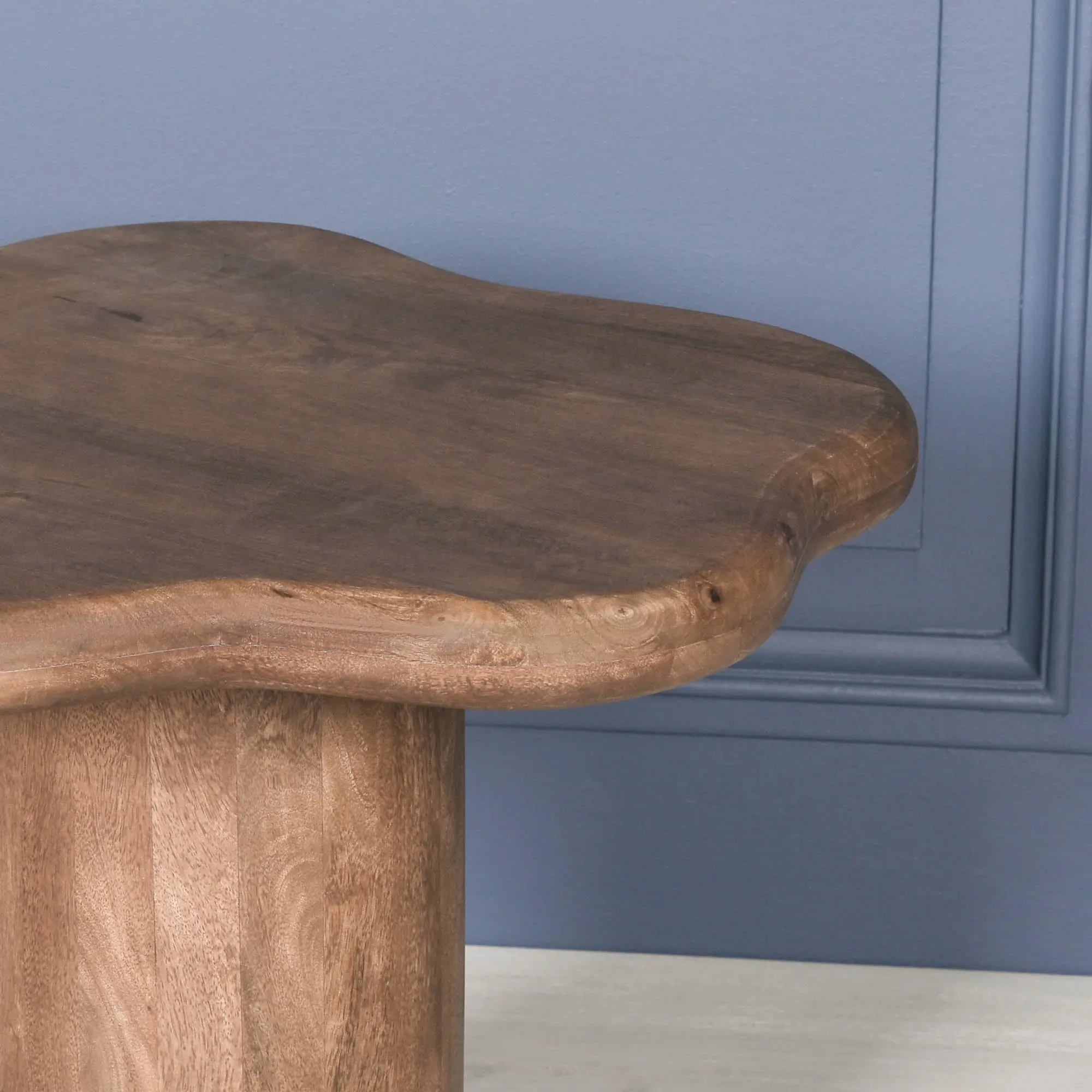 Dark Wooden Puddle Side Table - Image 8