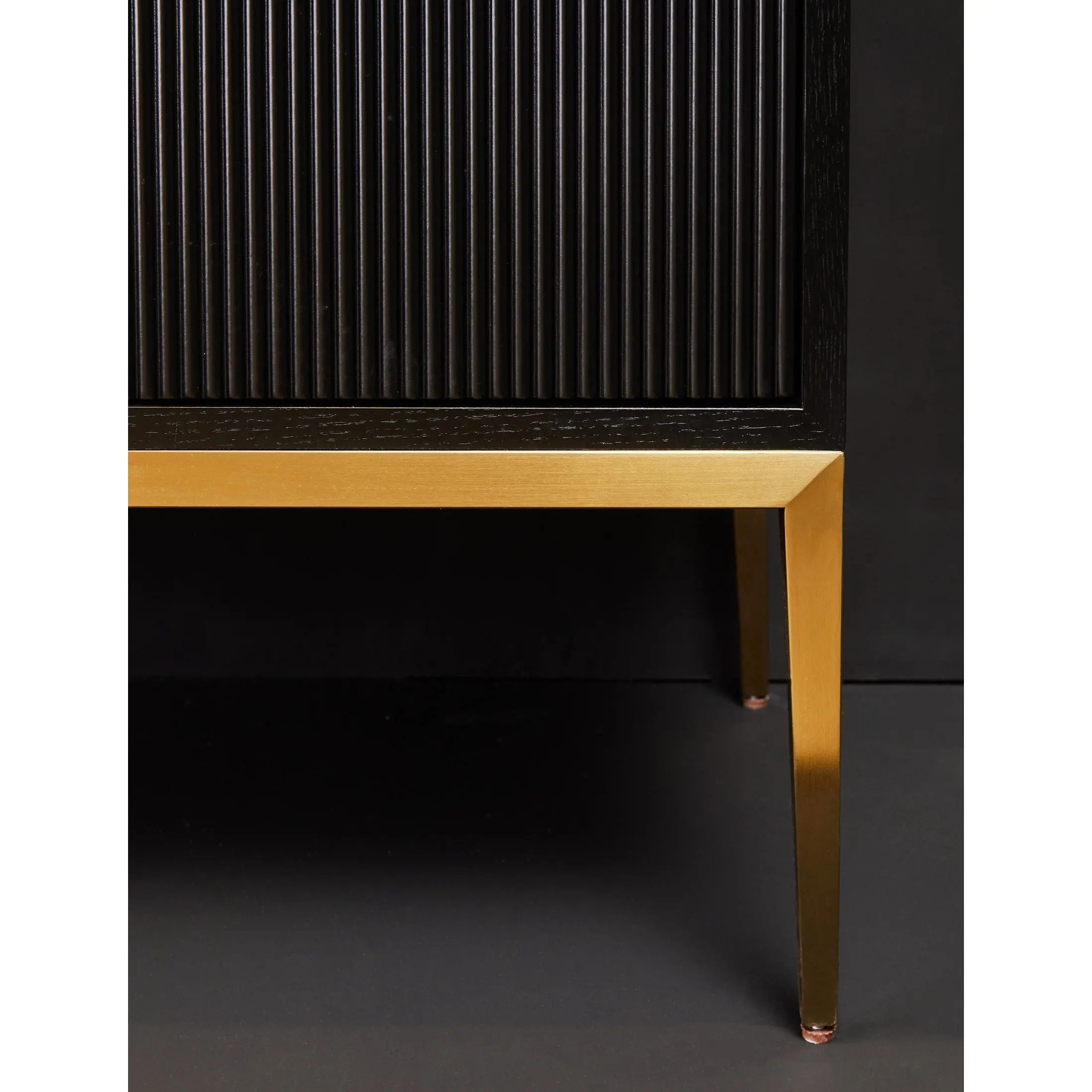 Davaro Black and Gold Two Door Sideboard - Image 5