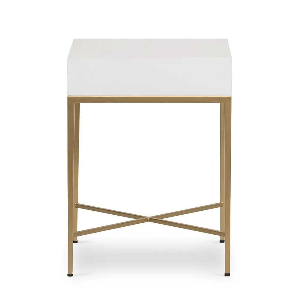 DI Designs Berkeley End Table in White - Image 10