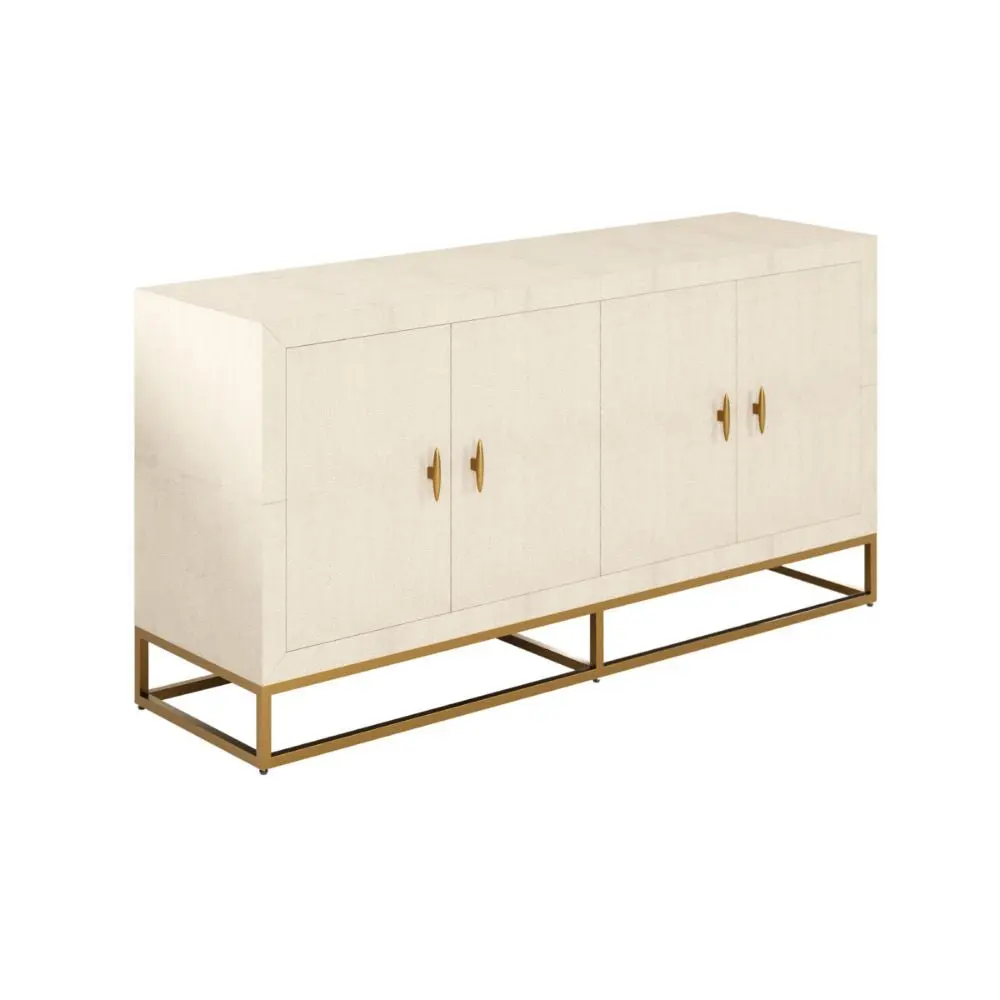 DI Designs Hampton Sideboard in Ivory Shagreen - Image 2