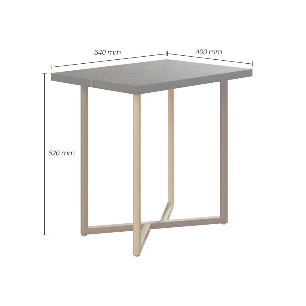 DI Designs Overbury Chocolate Brown End Table - Image 6