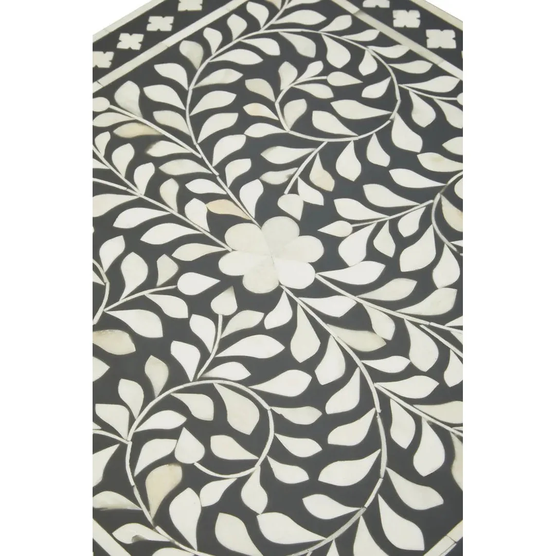 Fazion 2 Drawer Bone Inlay Side Table - Image 10
