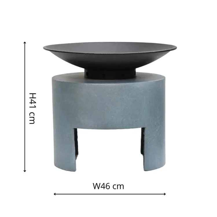 Fire Pit & Oval Console Cement - Image 7