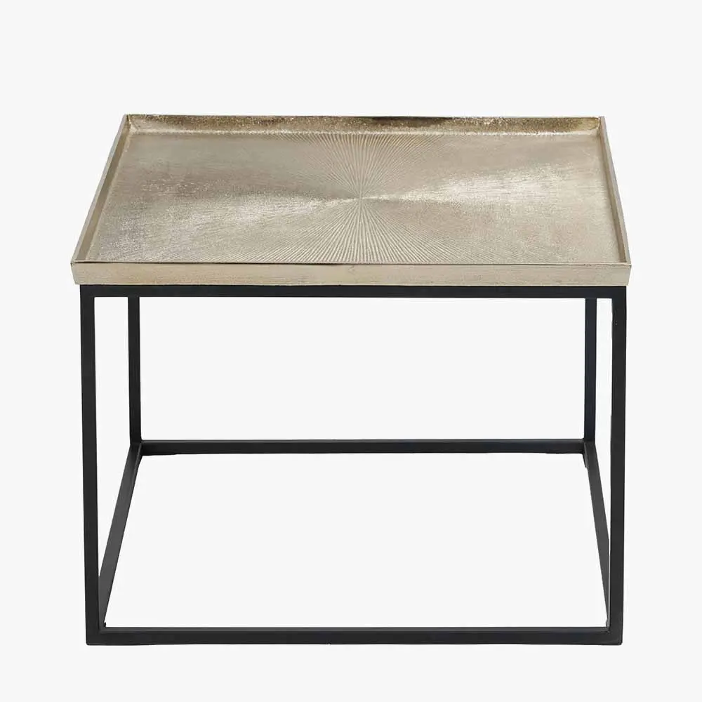 Franklin Gold Cast & Black Metal Coffee Table – Modern Centrepiece - Image 3