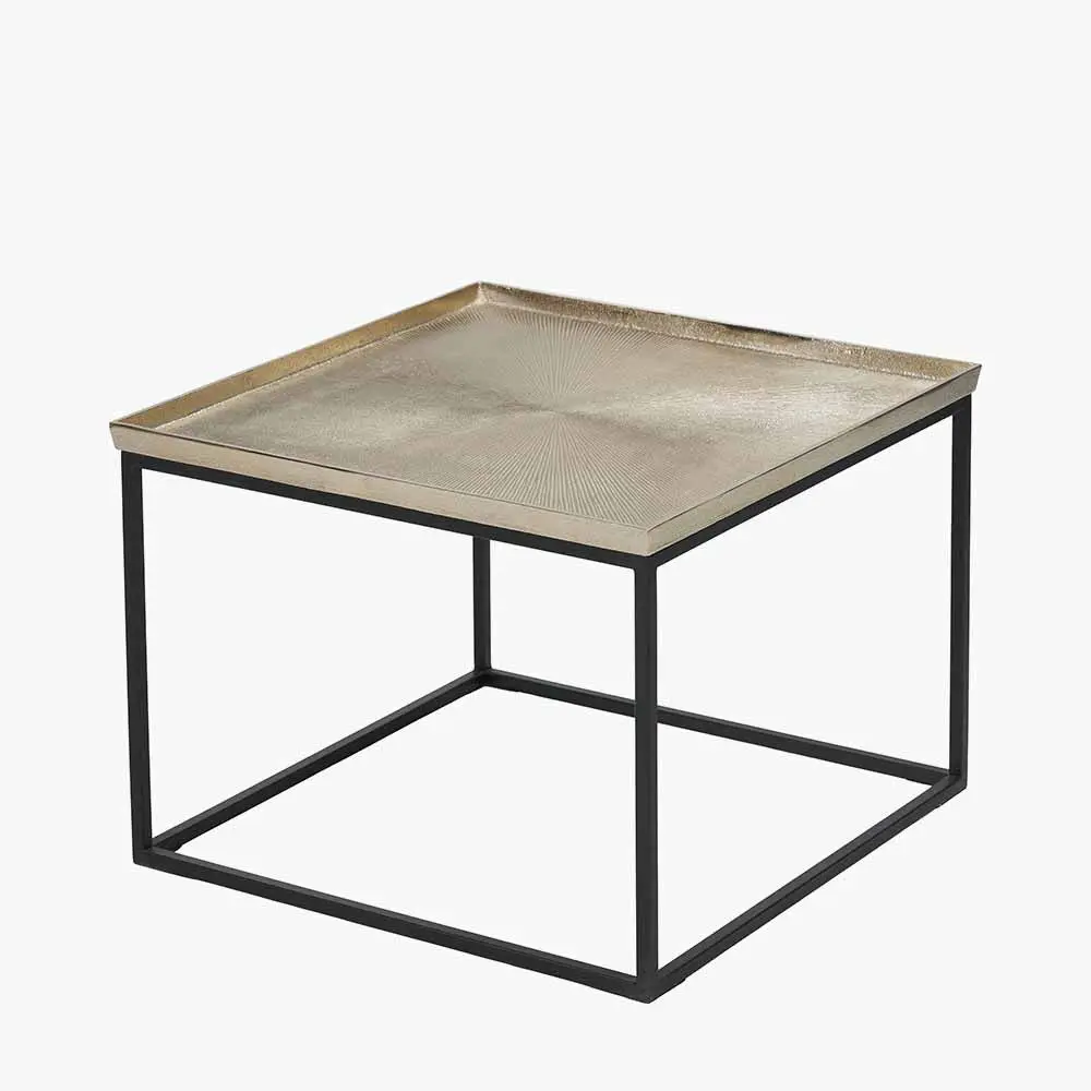 Franklin Gold Cast & Black Metal Coffee Table – Modern Centrepiece - Image 4