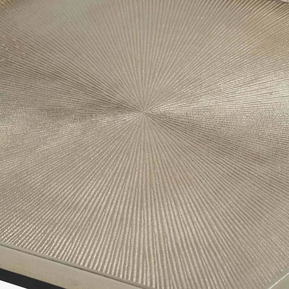 Franklin Gold Cast & Black Metal Coffee Table – Modern Centrepiece - Image 7
