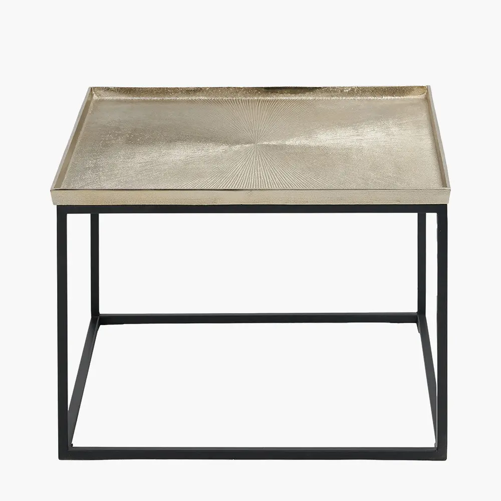 Franklin Gold Cast & Black Metal Coffee Table – Modern Centrepiece - Image 9
