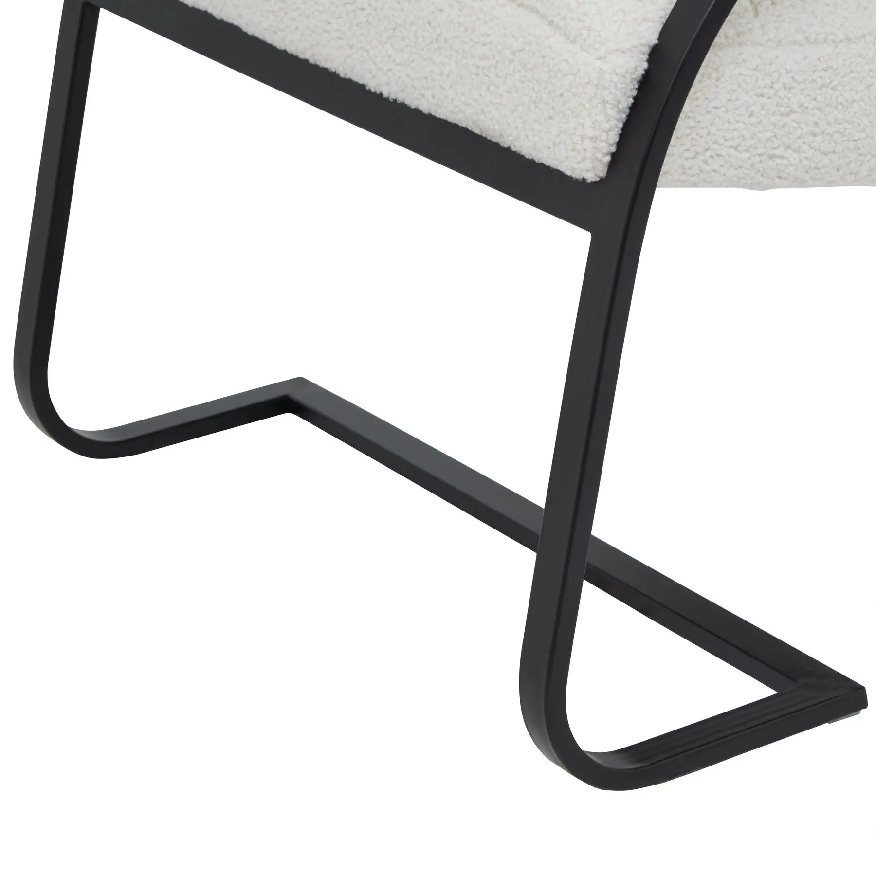 Freya Boucle Ribbed Ark Chair - Image 4
