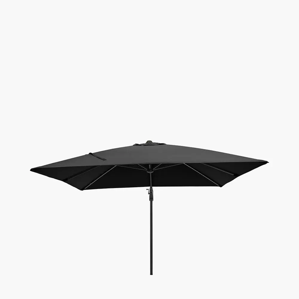 Glow Challenger T2 3m Square Anthracite Free Arm Parasol - Image 2