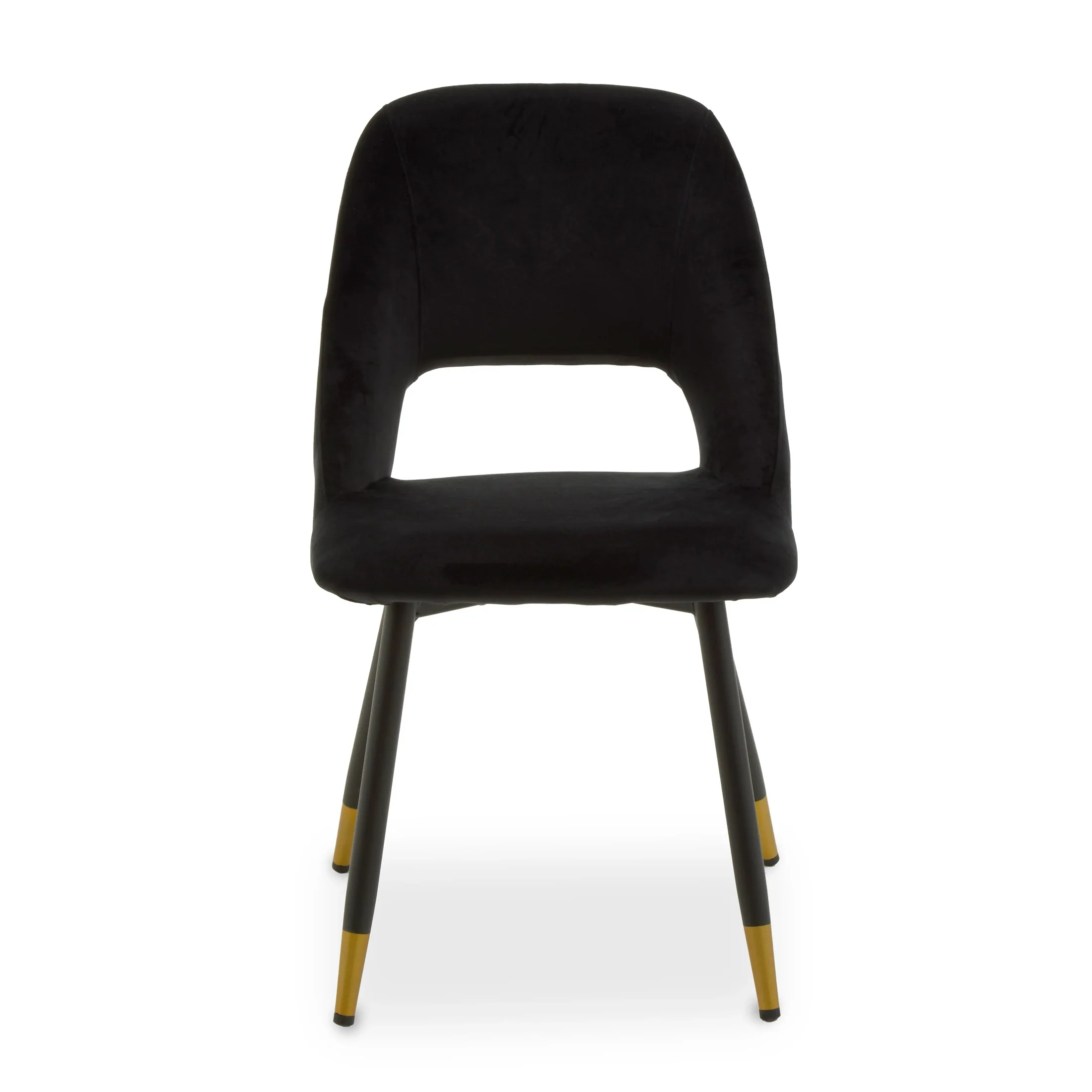 Grayson Black Velvet Dining Chair - Image 5