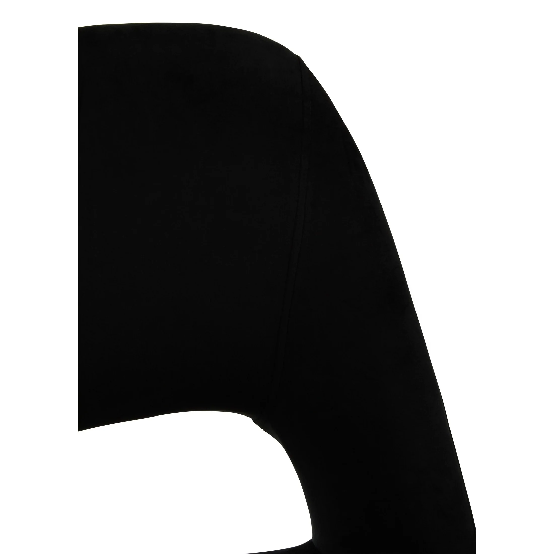 Grayson Black Velvet Dining Chair - Image 9