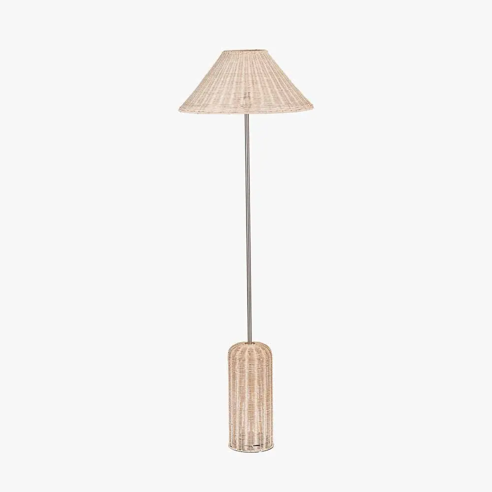 Hali Rattan Base and Shade Floor Lamp - Image 3