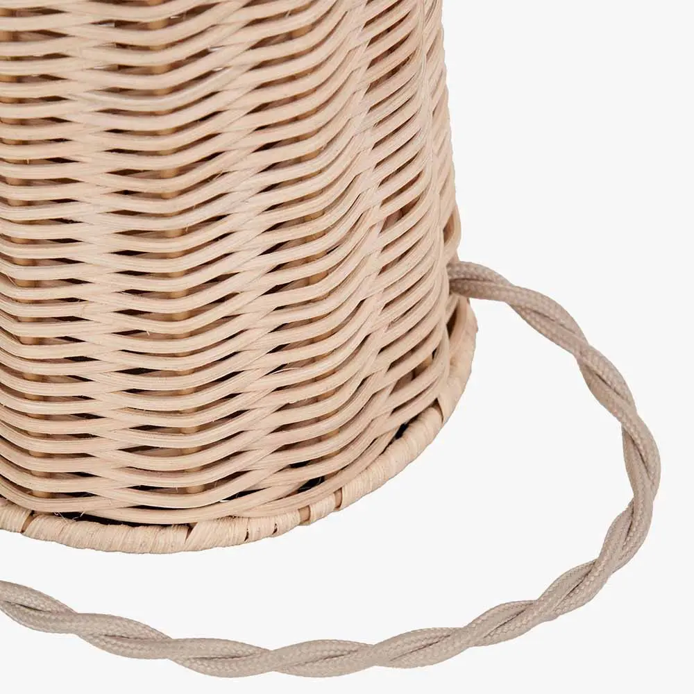 Hali Rattan Base and Shade Table Lamp - Image 7