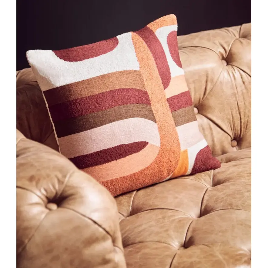 Haxton Three Seat Tufted Leather Sofa - Image 2